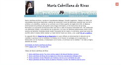 Desktop Screenshot of mariacabrillana.com