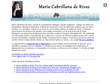 Tablet Screenshot of mariacabrillana.com